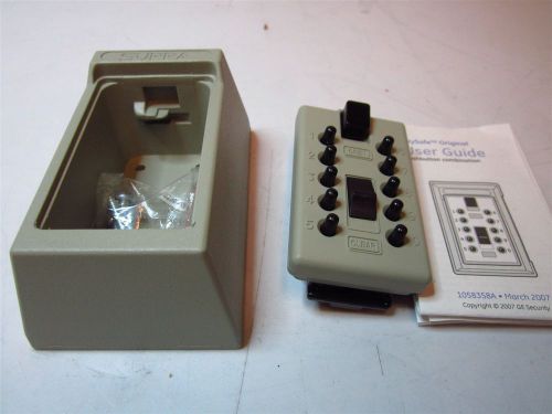 Kidde 1409 surface mount push button metal lock box  4-1/2&#034; x 2-1/2&#034; x 2-1/4&#034; for sale