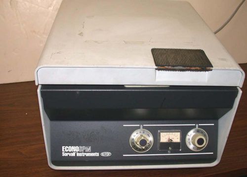 SORVALL Econospin Centrifuge Dupont with 8 place Rotor clean inside Free S&amp;H
