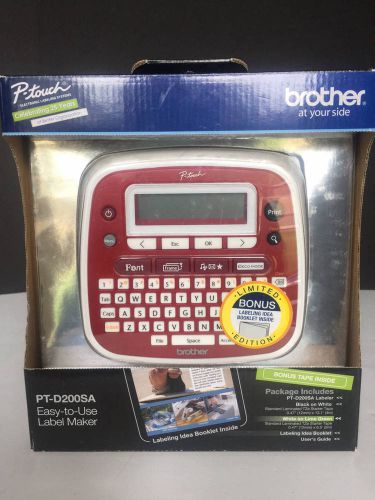 Nib brother p-touch electronic labeling system pt-d200sa for sale