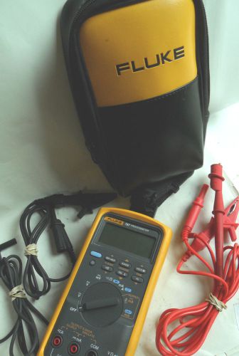 Clean Fluke 787 Multifunction Processmeter Meter w/Leads  Pouch Case Retail $899