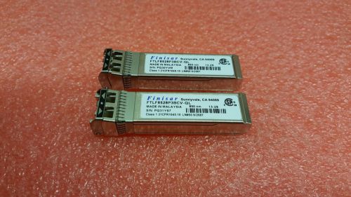 LOT of 2pcs of Finisar FTLF8528P3BCV-QL 8.5Gb/s 8GB 850nm Fibre SFP Transceiver