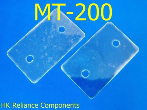 MT-200 39x24mm Mica Sheets Insulator for Sanken Transistor Heat Sink, x25 pcs