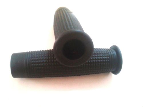 Pair of vintage veteran handle grip rubber in black  ajs,matchless,bsa,norton for sale