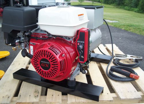 Honda Gas Engine Drive Welder + Generator w/ Electric Start - WELD 3/8&#034; STEEL