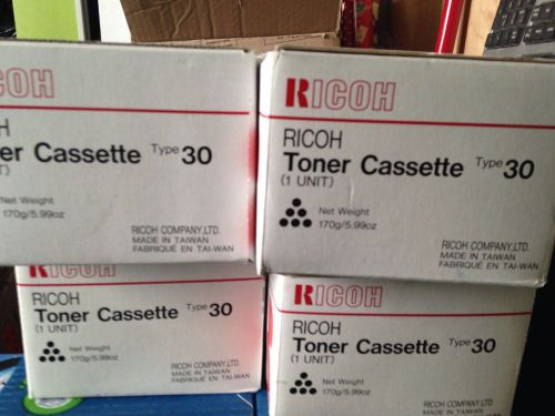 8 Lot Ricoh Toner Cassette Type 30 Genuine New