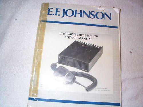 EF Johnson LTR 8605 8610 8615 8620 Mobile Radio Service Manual