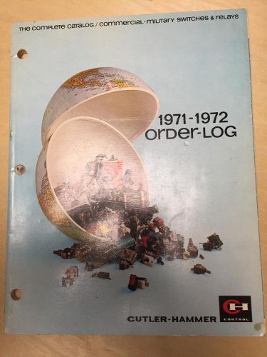 1971 Cutler-Hammer Catalog ~ Commercial Military Switches &amp; Relays