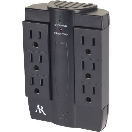 Acoustic Research AS6 Swivel Surge Protector w/6 Outlets