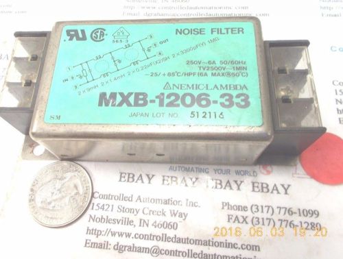 Nemic-Lambdca MXB-1206-33 Noise Filter Resistor