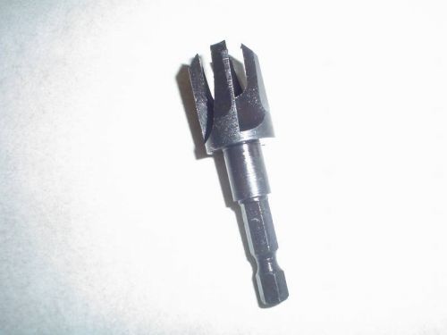 Snappy 1/4&#034; tapered plug cutter w/hex shank