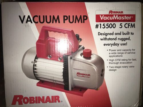 Robin air #15500 5 can high performance a/c vaccum pump for sale