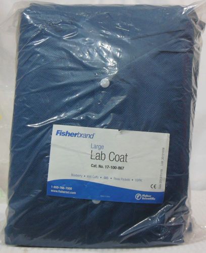 Fisherbrand 17-100-867 large basic protection sms disposable lab coats 10 coats for sale