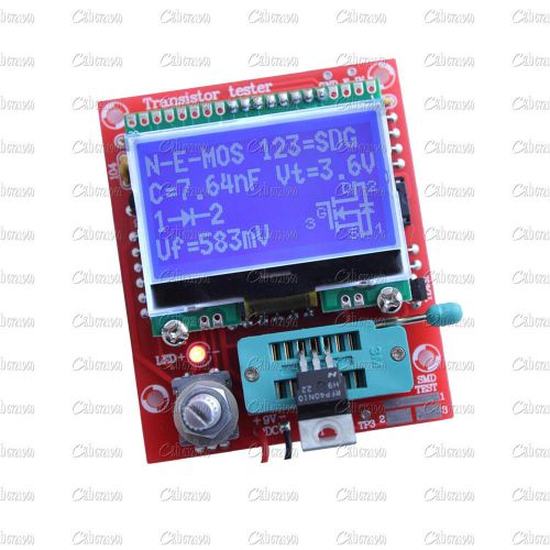 M328 LCD 12864 DIY Transistor Tester Kit Diode Triode Capacitance LCR ESR Meter