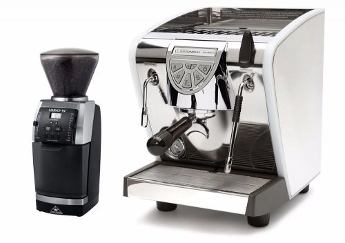 Nuova simonelli musica lux espresso hx coffee machine &amp; mahlkonig vario 220v set for sale