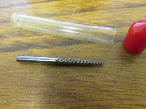 Carbide Burr (SM-43) Pointed Cone - Single Cut - 1/8 x 1/8 x 3/4 x 1 1/2