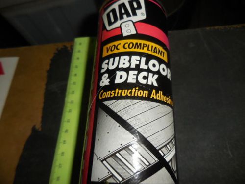 DAP4000 SubFloor/Deck Adhesive 4 Tubes/LOT, 28 OZ NEW!