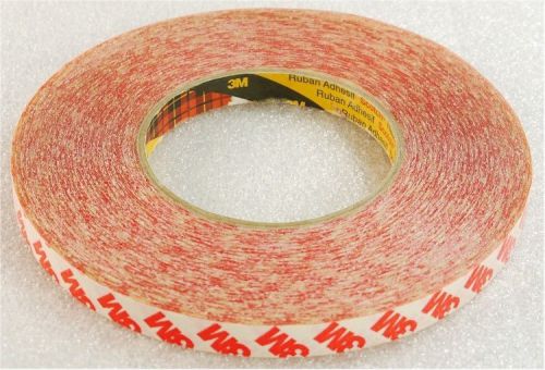 NEW 3M 9088 Double-Sided Clear Polyester Tape 1/2&#034;x55 Yards(12mmx50m)*OLD STOCK*