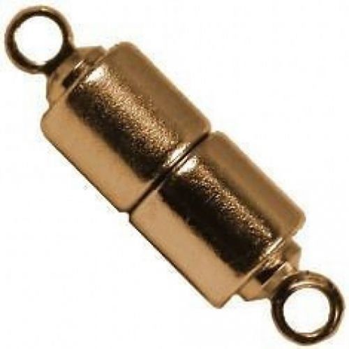 Cylinder Shaped - Magnetic Jewelry Clasps - Gold - Neodymium Rare Earth