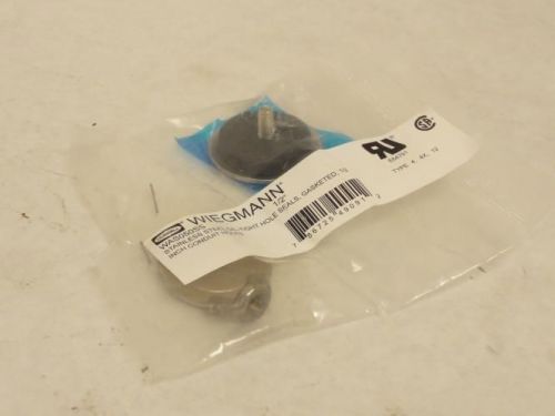 155773 New-No Box, Hubbell WAS050SS Wiegmann Hole Seal, SS, 1/2&#034; Conduit Size