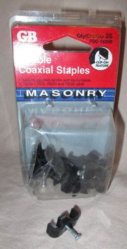 Gardner Bender Double Coaxial Masonry Staples (13) PDC-1525B