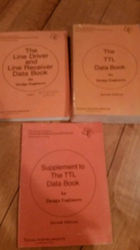 3 Books Line driver  ttl data Texas Instruments 1980s