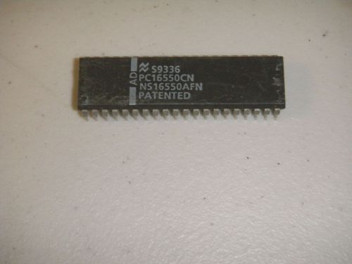 1 NSC PC16550CN 40 PIN  microprocessor chip  106-BX1-6