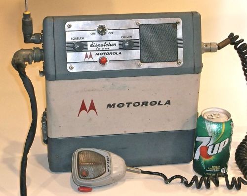 MOTOROLA Police Motorcycle Weatherproof Transistorized &#039;DISPATCHER&#039; Radiophone