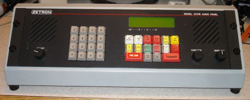 zetron 4217b AUDIO Panel in Console