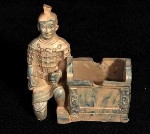 Unique Polystone Terracotta Soldier Business Card Holder By Greenbriar Inter