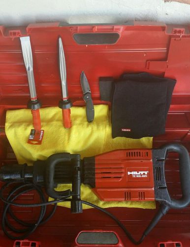 HILTI TE 905-AVR BREAKER HAMMER,GREAT CONDITION, FREE EXTRAS, FAST SHIPPING