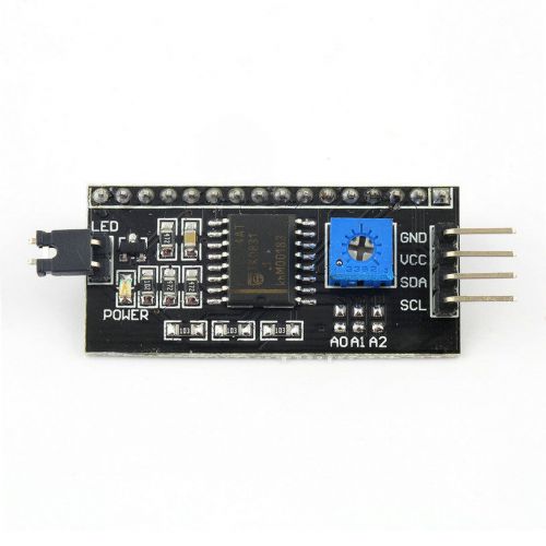 I2C IIC Serial Interface Board Module LCD1602 Address Changeable for Arduino YF