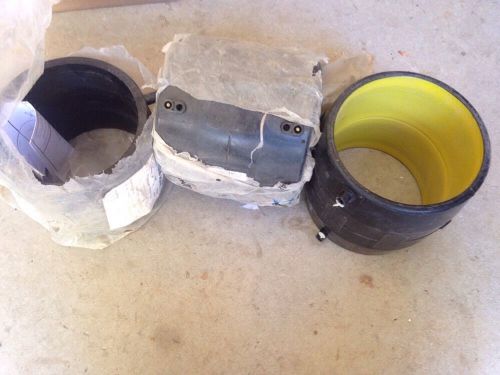 Lot 3- electrofusion coupling coupler 6&#034; ips hdpe pipe electro fusion gas for sale