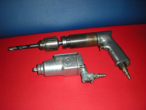 Chicago Pneumatic CP-722 3/8&#034; Impact Wrench &amp; Drill 33B Cap 5/64-1/2 THD5/8-10