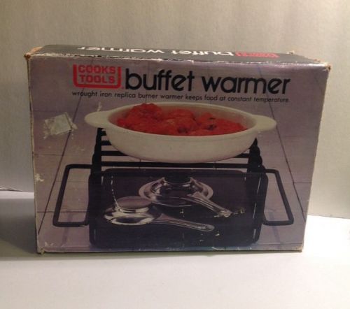 Cooks Tools Wrought Iron Replica Buffet Burner Food Warmer