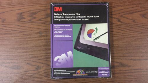 NEW 3M Write-On Transparency Film For Projector 100pk 8 1/2&#034;x11&#034; AF4300