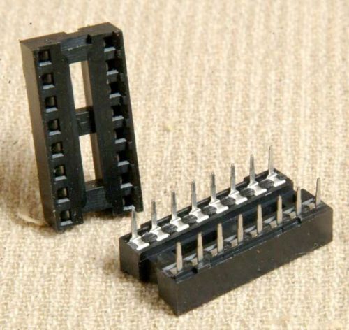 500 pc. Augat 16 pin dip ic socket p/n 216-AG29D NOS Free Shipping