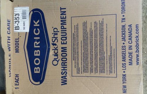 Bobrick B-254 Stainless Steel Surface Mount Napkin / Tampon Disposal
