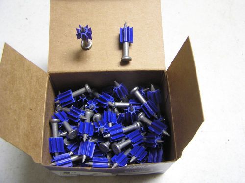 100 Pieces Duo-Fast Low Velocity Powder 1&#034; Fasteners For Ramset Hilti Remington