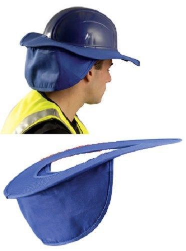 Blue Occunomix Hard Hat Shade - Sunshield for Hard Hat