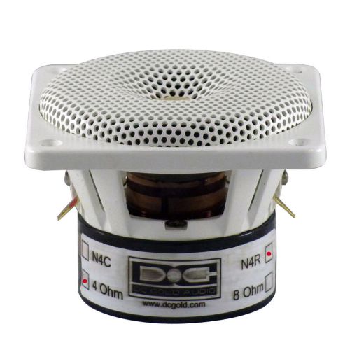 Dc gold audio n4r 4&#034; reference series speaker 4 ohm (pair) white n4r white 4 ohm for sale