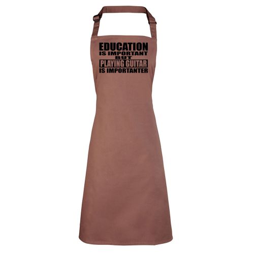 Education Is Important But Playing Guitar is Importanter Apron Catering TS366