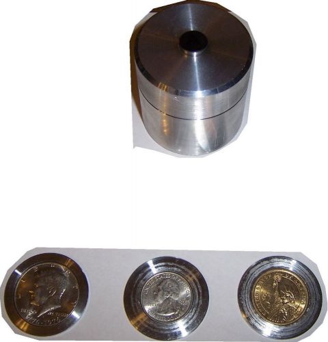 Coin Ring Center Punch kit! 1.5&#034;, Morgan Silver Doll. Choose 2 punch sizes!!