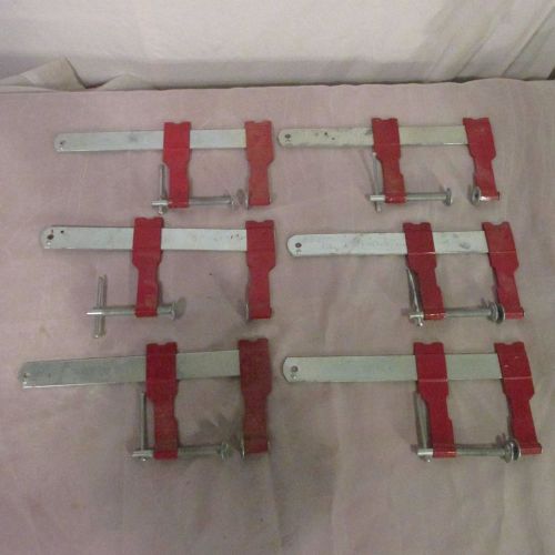 KOREAN MADE 6X2 1/2&#034; SPEED CLAMPS Lot of 6