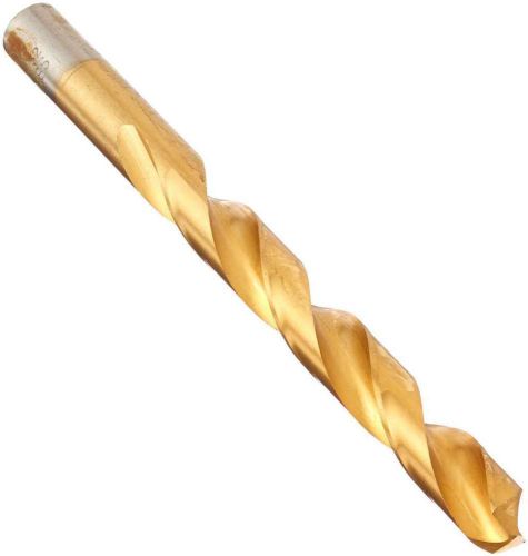 Morris Products 13564 Titanium Coated High Speed Steel Drill Bit, 5-3/4&#034; Length,