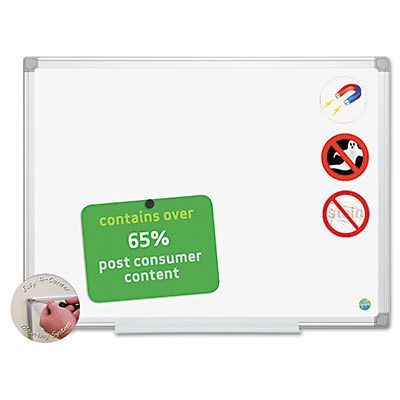 Earth ceramic dry erase board, 24x36, aluminum frame, sold as 1 each for sale