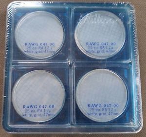 100 Millipore RAWG04700 Mixed Cellulose Ester Filters, Hydrophilic, 1.2µm, 47mm