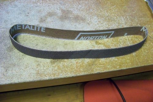 new norton 4744a562 sanding abrasive belt 3/4&#034; x 18&#034; alum oxide