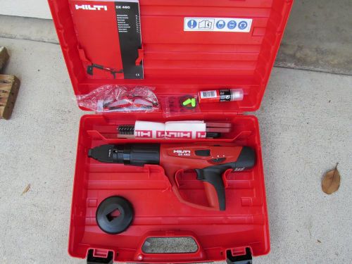 Hilti dx-460 f8 semi-auto powder actuated nail gun kit  new  (598) for sale