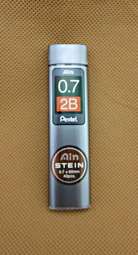 PENTEL Ain STEIN 2B 0.7mm MECHANICAL PENCILL REFILL LEAD (1PACK=40pcs)