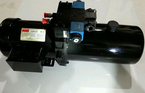 Haldex Barnes hydraulic gear pump 1hp 3ph dayton motor 230 / 460 volt vickers